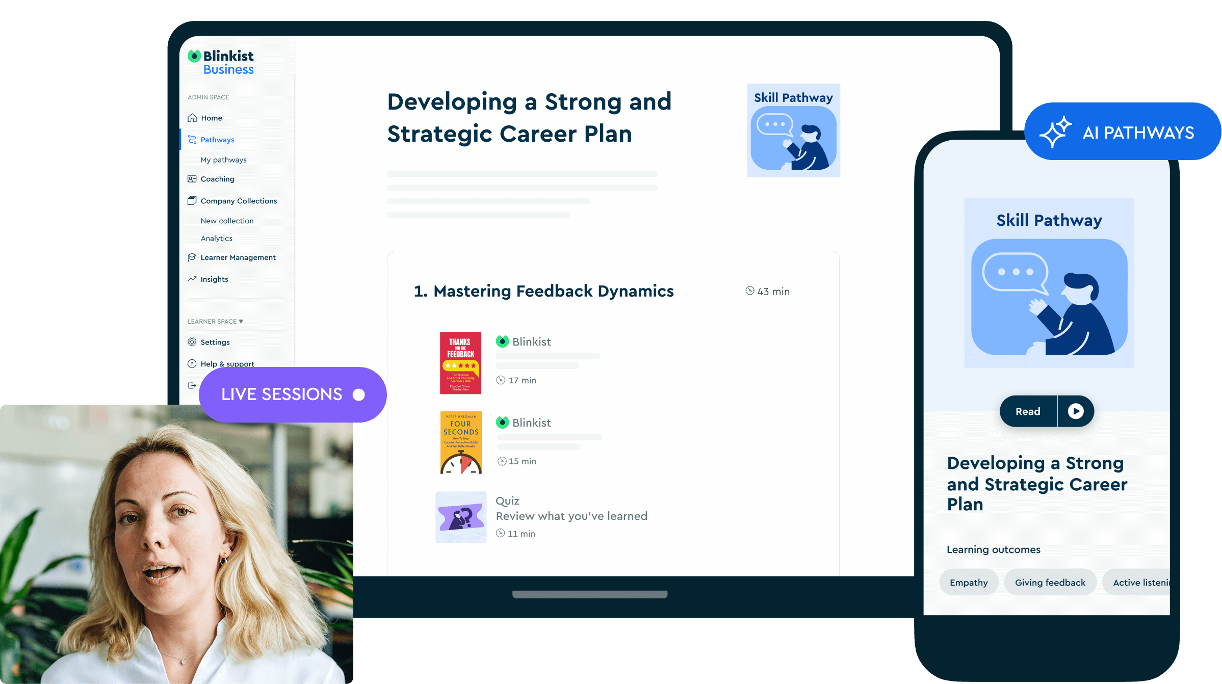 Blinkist product screenshot